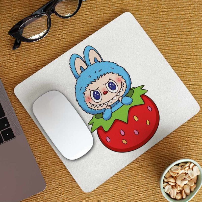 PC, gaming si accesorii - Periferice PC - Mousepad - Mousepad Labubu Strawberry Capsuna, CoolTrend, 21x19cm - Infinity.ro