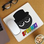 PC, gaming si accesorii - Periferice PC - Mousepad - Mousepad Sprunki Black Music Game CoolTrend, 21x19cm - Infinity.ro