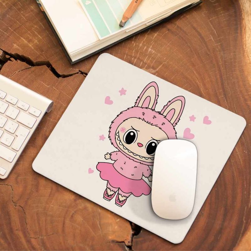 PC, gaming si accesorii - Periferice PC - Mousepad - Mousepad Labubu Balerina Balet CoolTrend, 21x19cm - Infinity.ro