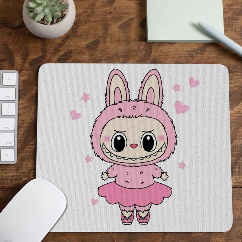 PC, gaming si accesorii - Periferice PC - Mousepad - Mousepad Labubu Balerina Balet CoolTrend, 21x19cm - Infinity.ro