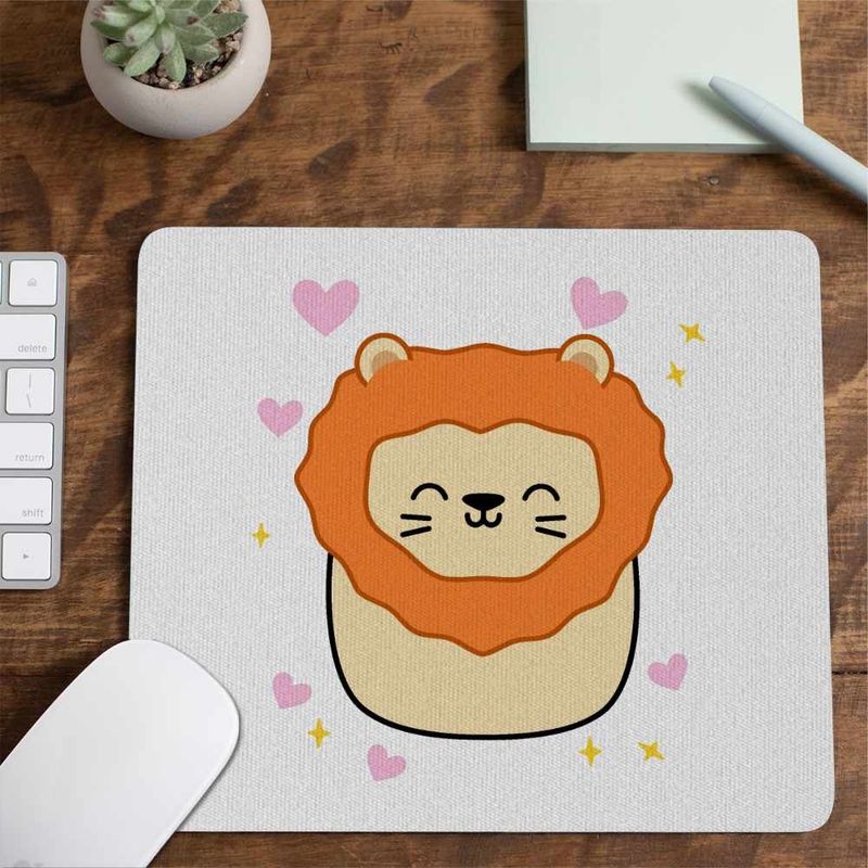PC, gaming si accesorii - Periferice PC - Mousepad - Mousepad Squishmallows Leu Africa CoolTrend, 21x19cm - Infinity.ro