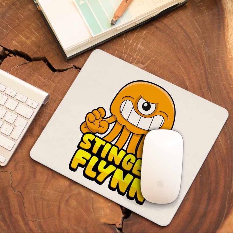 PC, gaming si accesorii - Periferice PC - Mousepad - Mousepad Banban Stinger Flynn Caracatita CoolTrend, 21x19cm - Infinity.ro