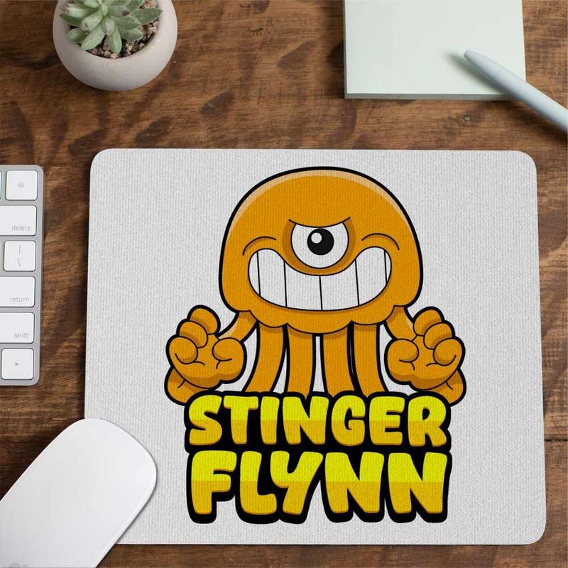 PC, gaming si accesorii - Periferice PC - Mousepad - Mousepad Banban Stinger Flynn Caracatita CoolTrend, 21x19cm - Infinity.ro