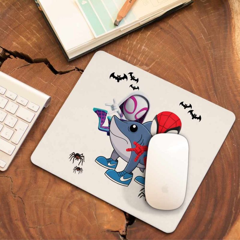 PC, gaming si accesorii - Periferice PC - Mousepad - Mousepad Paienjenel Tralalero Tralala Fantoma Paianjen Brainrot CoolTrend, 21x19cm - Infinity.ro