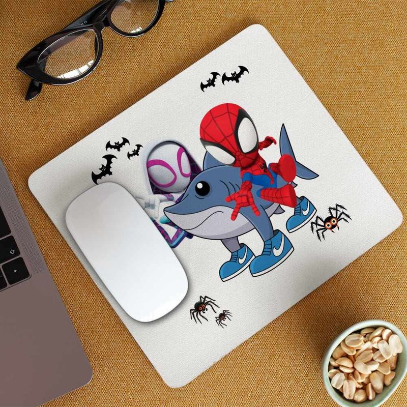 PC, gaming si accesorii - Periferice PC - Mousepad - Mousepad Paienjenel Tralalero Tralala Fantoma Paianjen Brainrot CoolTrend, 21x19cm - Infinity.ro