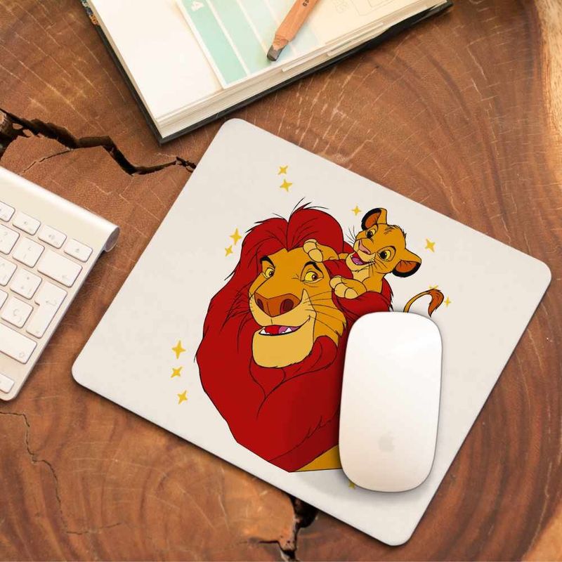 PC, gaming si accesorii - Periferice PC - Mousepad - Mousepad Regele Leu Mufasa Simba CoolTrend, 21x19cm - Infinity.ro