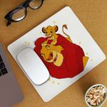 PC, gaming si accesorii - Periferice PC - Mousepad - Mousepad Regele Leu Mufasa Simba CoolTrend, 21x19cm - Infinity.ro