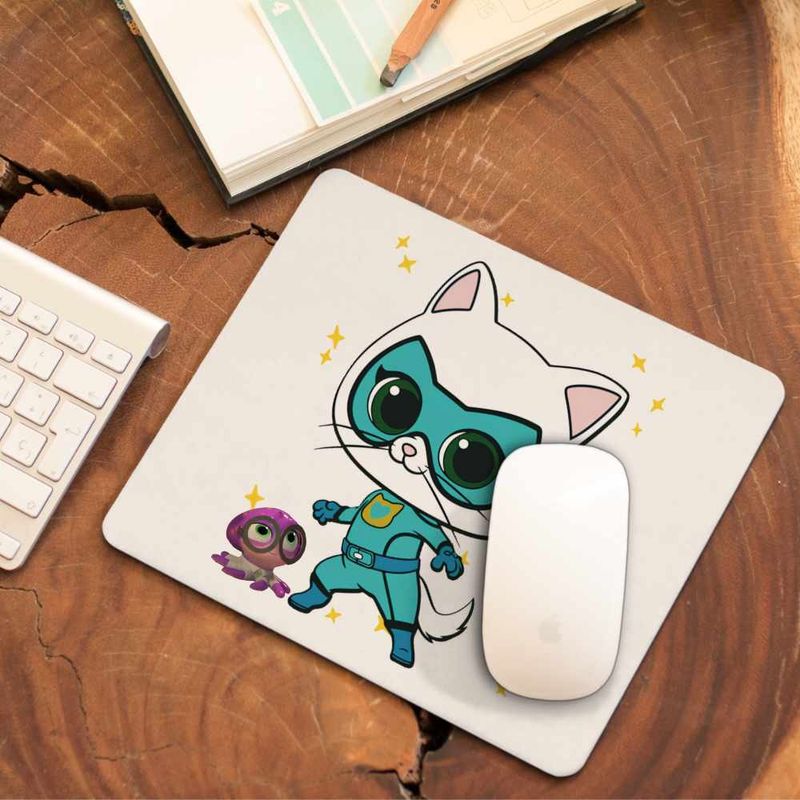 PC, gaming si accesorii - Periferice PC - Mousepad - Mousepad Super Pisicute Bitsy SuperKitties CoolTrend, 21x19cm - Infinity.ro