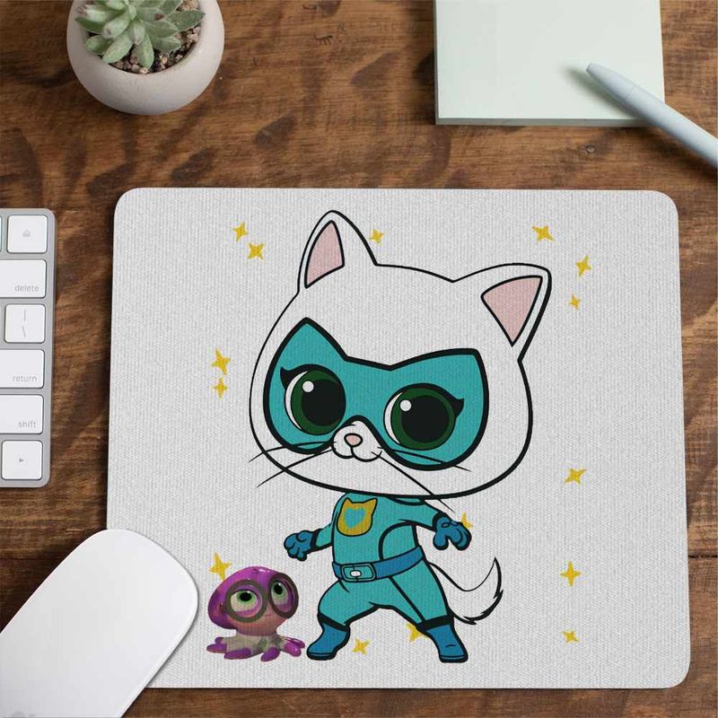 PC, gaming si accesorii - Periferice PC - Mousepad - Mousepad Super Pisicute Bitsy SuperKitties CoolTrend, 21x19cm - Infinity.ro