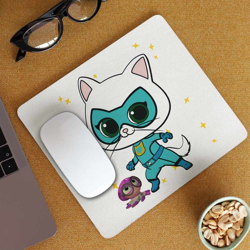 PC, gaming si accesorii - Periferice PC - Mousepad - Mousepad Super Pisicute Bitsy SuperKitties CoolTrend, 21x19cm - Infinity.ro
