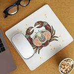 PC, gaming si accesorii - Periferice PC - Mousepad - Mousepad Rac Zodiac Horoscop Cancer Mandala Astrologie CoolTrend, 21x19cm - Infinity.ro