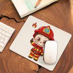 PC, gaming si accesorii - Periferice PC - Mousepad - Mousepad Labubu Pompier, CoolTrend, 21x19cm - Infinity.ro