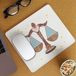 PC, gaming si accesorii - Periferice PC - Mousepad - Mousepad Balanta Zodiac Horoscop Libra Mandala Astrologie CoolTrend, 21x19cm - Infinity.ro