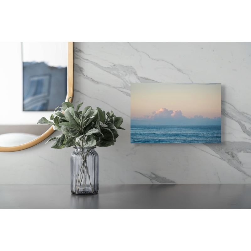 Casa si Gradina - Decoratiuni - Tablouri - Tablou Canvas, "Cer senin peste valurile albastre", 39 x 26 cm - Infinity.ro