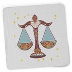 PC, gaming si accesorii - Periferice PC - Mousepad - Mousepad Balanta Zodiac Horoscop Libra Mandala Astrologie CoolTrend, 21x19cm - Infinity.ro