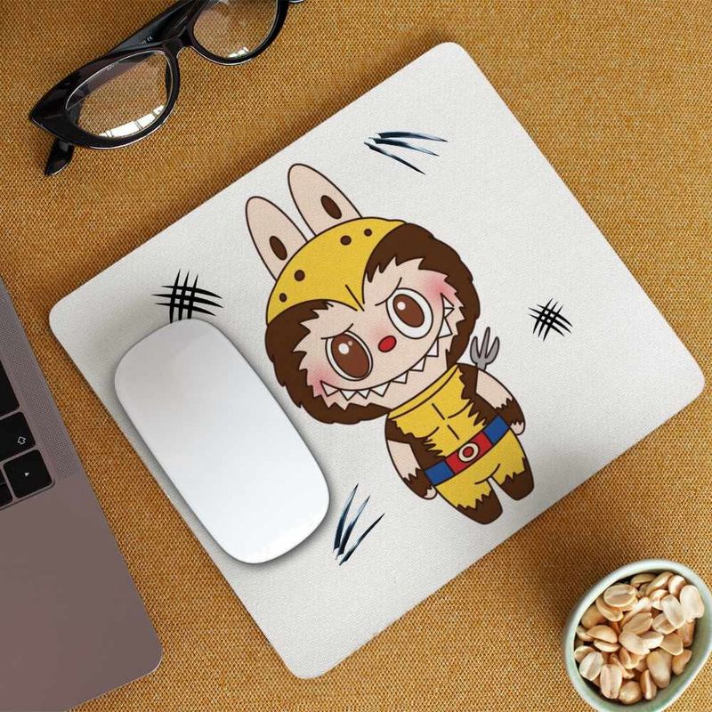 PC, gaming si accesorii - Periferice PC - Mousepad - Mousepad Labubu Wolverine X-Men, CoolTrend, 21x19cm - Infinity.ro