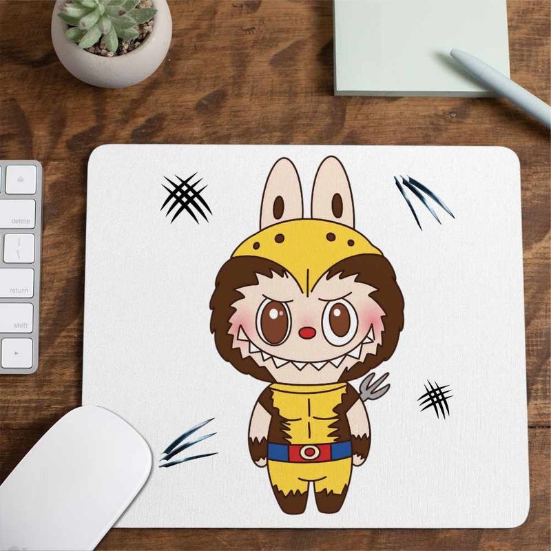 PC, gaming si accesorii - Periferice PC - Mousepad - Mousepad Labubu Wolverine X-Men, CoolTrend, 21x19cm - Infinity.ro