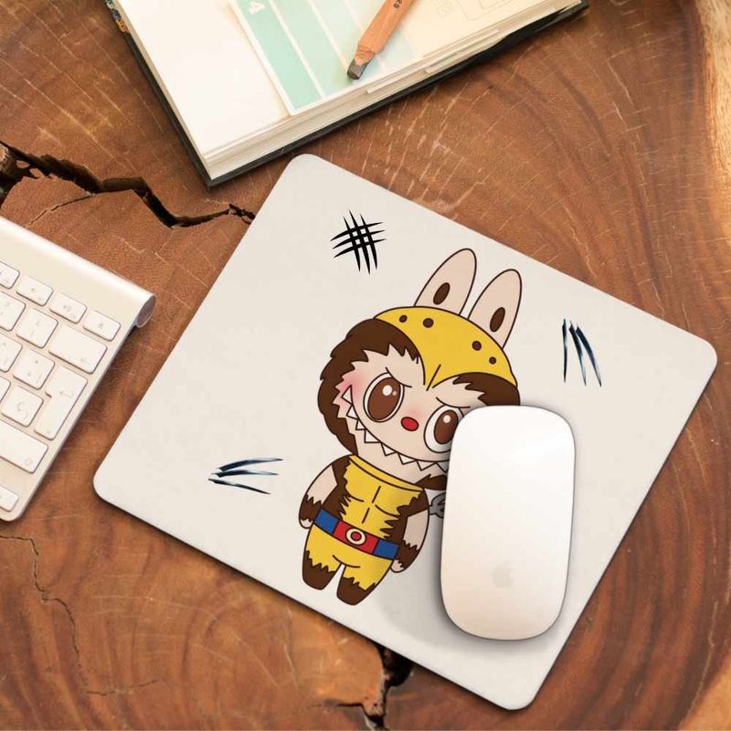 PC, gaming si accesorii - Periferice PC - Mousepad - Mousepad Labubu Wolverine X-Men, CoolTrend, 21x19cm - Infinity.ro