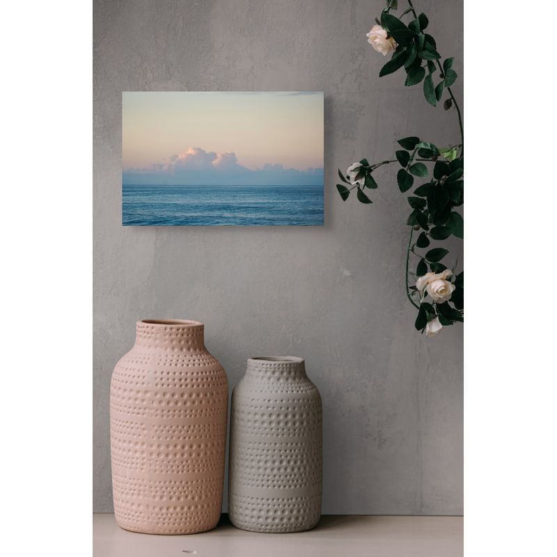 Casa si Gradina - Decoratiuni - Tablouri - Tablou Canvas, "Cer senin peste valurile albastre", 39 x 26 cm - Infinity.ro