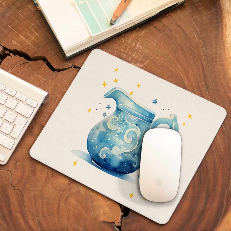 PC, gaming si accesorii - Periferice PC - Mousepad - Mousepad Varsator Baby Zodiac Horoscop Aquarius Astrologie CoolTrend, 21x19cm - Infinity.ro