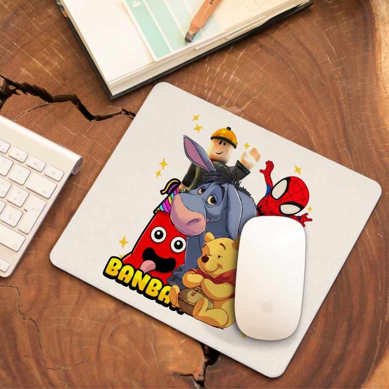 PC, gaming si accesorii - Periferice PC - Mousepad - Mousepad Banban Paienjenel Winnie Roblox CoolTrend, 21x19cm - Infinity.ro