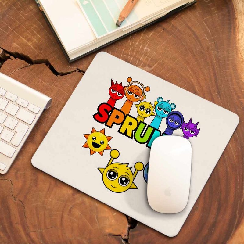 PC, gaming si accesorii - Periferice PC - Mousepad - Mousepad Sprunki Music Beats Game CoolTrend, 21x19cm - Infinity.ro
