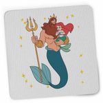 PC, gaming si accesorii - Periferice PC - Mousepad - Mousepad Triton Mica Sirena Ariel CoolTrend, 21x19cm - Infinity.ro