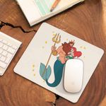 PC, gaming si accesorii - Periferice PC - Mousepad - Mousepad Triton Mica Sirena Ariel CoolTrend, 21x19cm - Infinity.ro