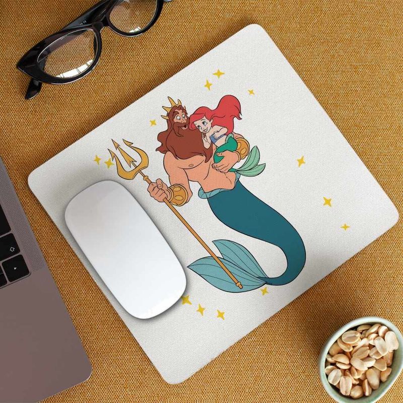 PC, gaming si accesorii - Periferice PC - Mousepad - Mousepad Triton Mica Sirena Ariel CoolTrend, 21x19cm - Infinity.ro