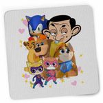 PC, gaming si accesorii - Periferice PC - Mousepad - Mousepad Pupstruction Sonic Catelusi Constructori Mr Bean Super Pisicute Garda Felina Kion CoolTrend, 21x19cm - Infinity.ro