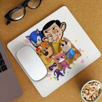 PC, gaming si accesorii - Periferice PC - Mousepad - Mousepad Pupstruction Sonic Catelusi Constructori Mr Bean Super Pisicute Garda Felina Kion CoolTrend, 21x19cm - Infinity.ro