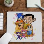 PC, gaming si accesorii - Periferice PC - Mousepad - Mousepad Pupstruction Sonic Catelusi Constructori Mr Bean Super Pisicute Garda Felina Kion CoolTrend, 21x19cm - Infinity.ro