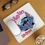 PC, gaming si accesorii - Periferice PC - Mousepad - Mousepad Stitch Hello CoolTrend, 21x19cm - Infinity.ro