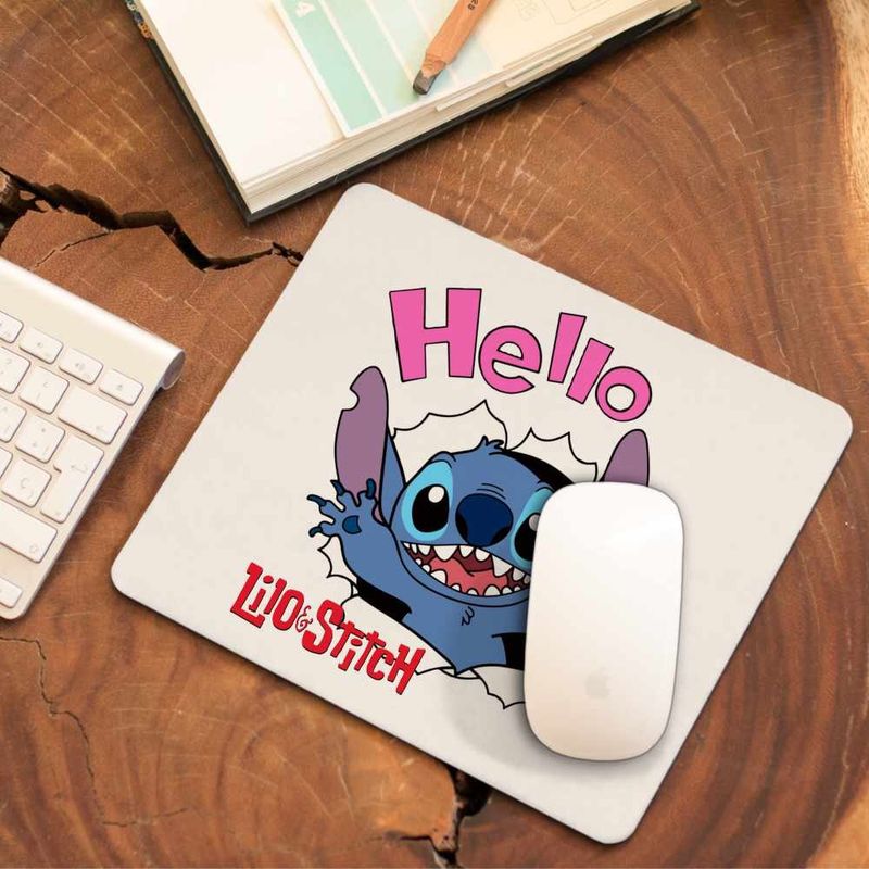 PC, gaming si accesorii - Periferice PC - Mousepad - Mousepad Stitch Hello CoolTrend, 21x19cm - Infinity.ro