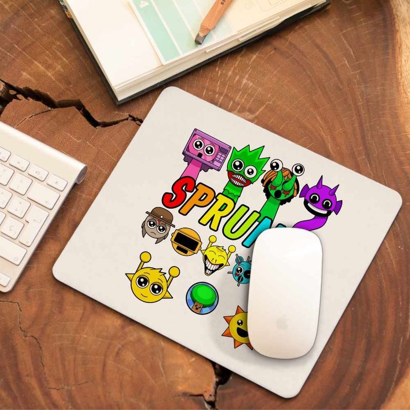 PC, gaming si accesorii - Periferice PC - Mousepad - Mousepad Sprunki Horror Music Game CoolTrend, 21x19cm - Infinity.ro