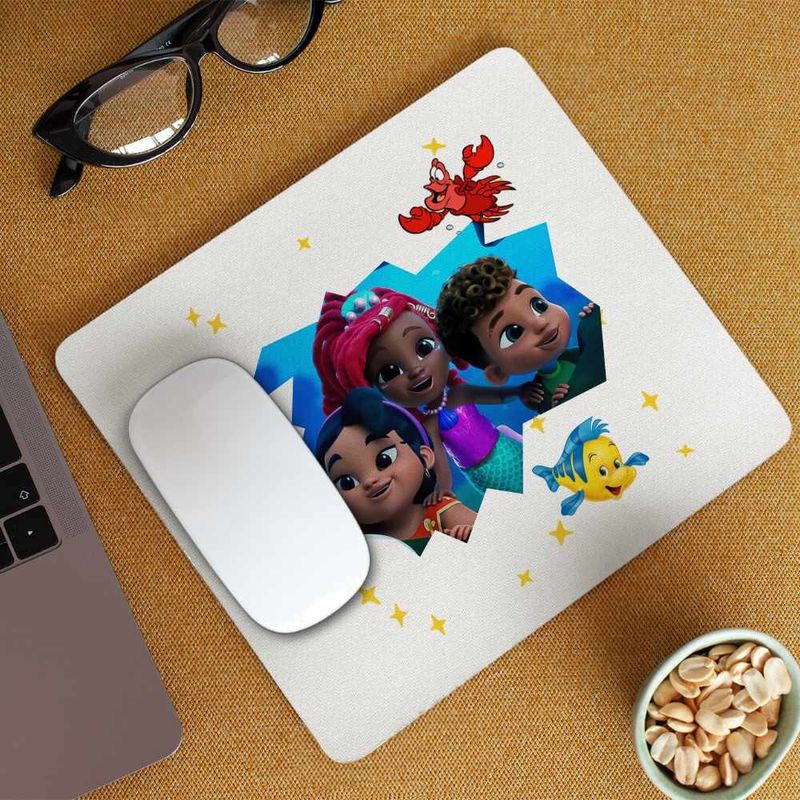 PC, gaming si accesorii - Periferice PC - Mousepad - Mousepad Ariel Lucia Fernie Mica Sirena Disney CoolTrend, 21x19cm - Infinity.ro