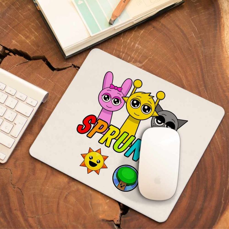 PC, gaming si accesorii - Periferice PC - Mousepad - Mousepad Sprunki Music Game CoolTrend, 21x19cm - Infinity.ro
