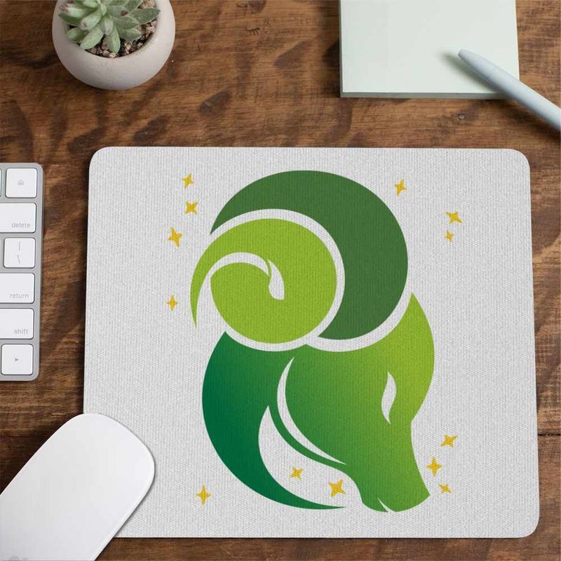 PC, gaming si accesorii - Periferice PC - Mousepad - Mousepad Capricorn Horoscop Zodie Astrologie CoolTrend, 21x19cm - Infinity.ro