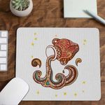 PC, gaming si accesorii - Periferice PC - Mousepad - Mousepad Varsator Zodiac Horoscop Aquarius Mandala Astrologie CoolTrend, 21x19cm - Infinity.ro