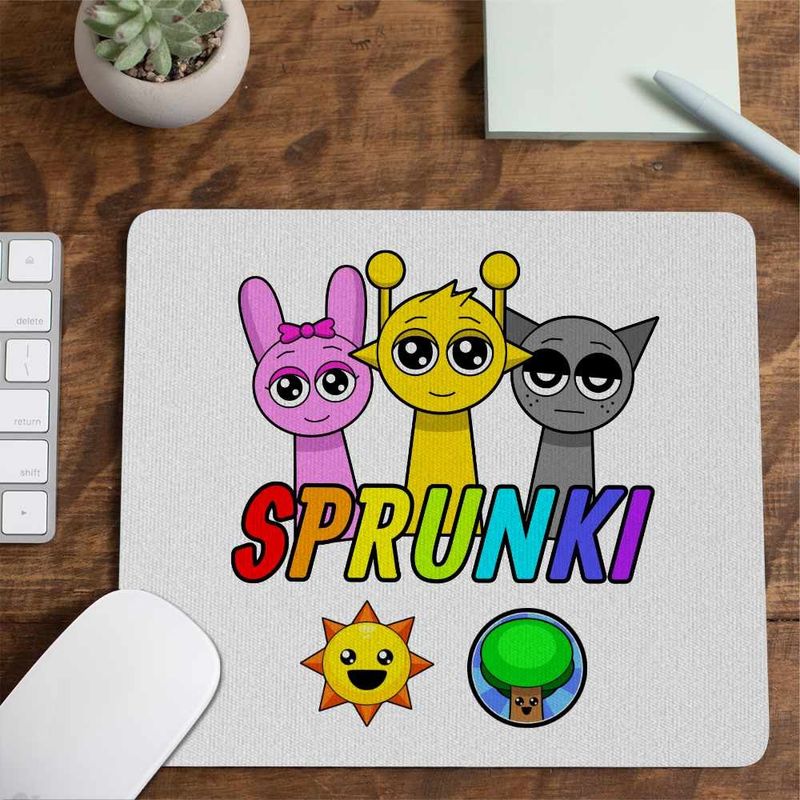PC, gaming si accesorii - Periferice PC - Mousepad - Mousepad Sprunki Music Game CoolTrend, 21x19cm - Infinity.ro