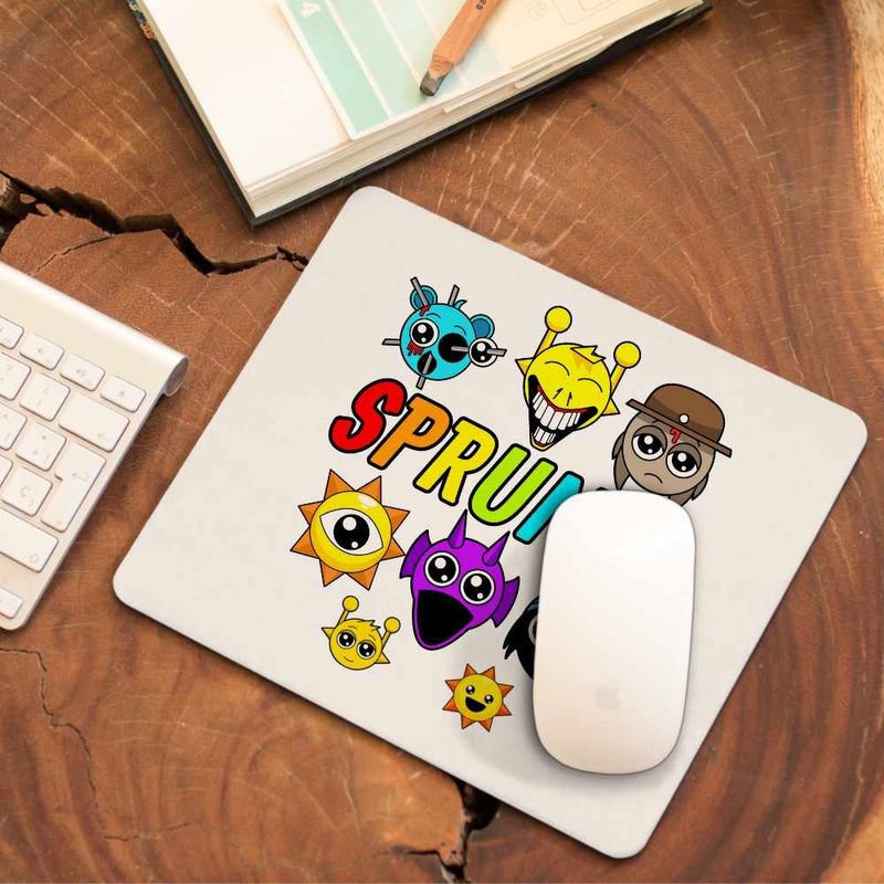 PC, gaming si accesorii - Periferice PC - Mousepad - Mousepad Sprunki Game Horror CoolTrend, 21x19cm - Infinity.ro