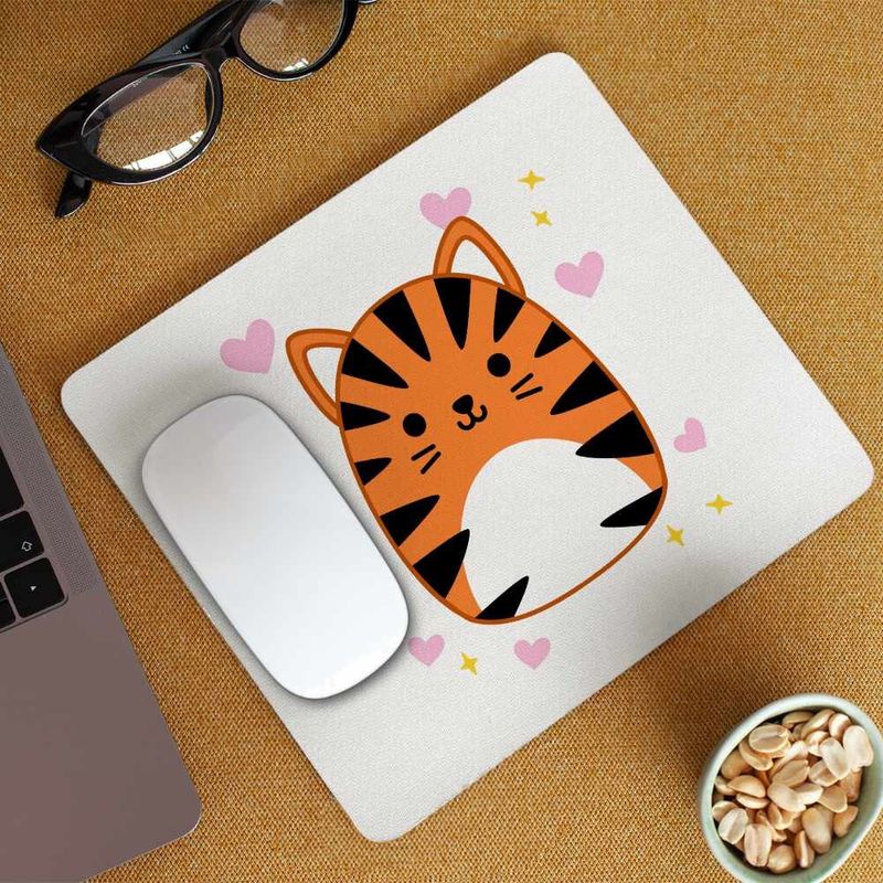 PC, gaming si accesorii - Periferice PC - Mousepad - Mousepad Squishmallows Tigru Jungla Tigroaica CoolTrend, 21x19cm - Infinity.ro