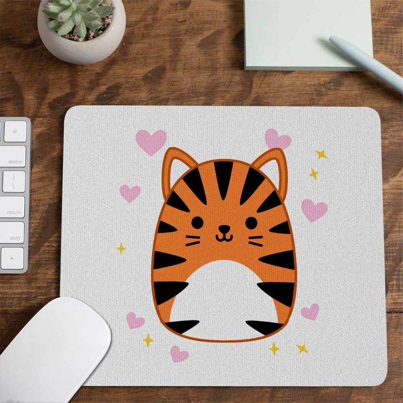 PC, gaming si accesorii - Periferice PC - Mousepad - Mousepad Squishmallows Tigru Jungla Tigroaica CoolTrend, 21x19cm - Infinity.ro