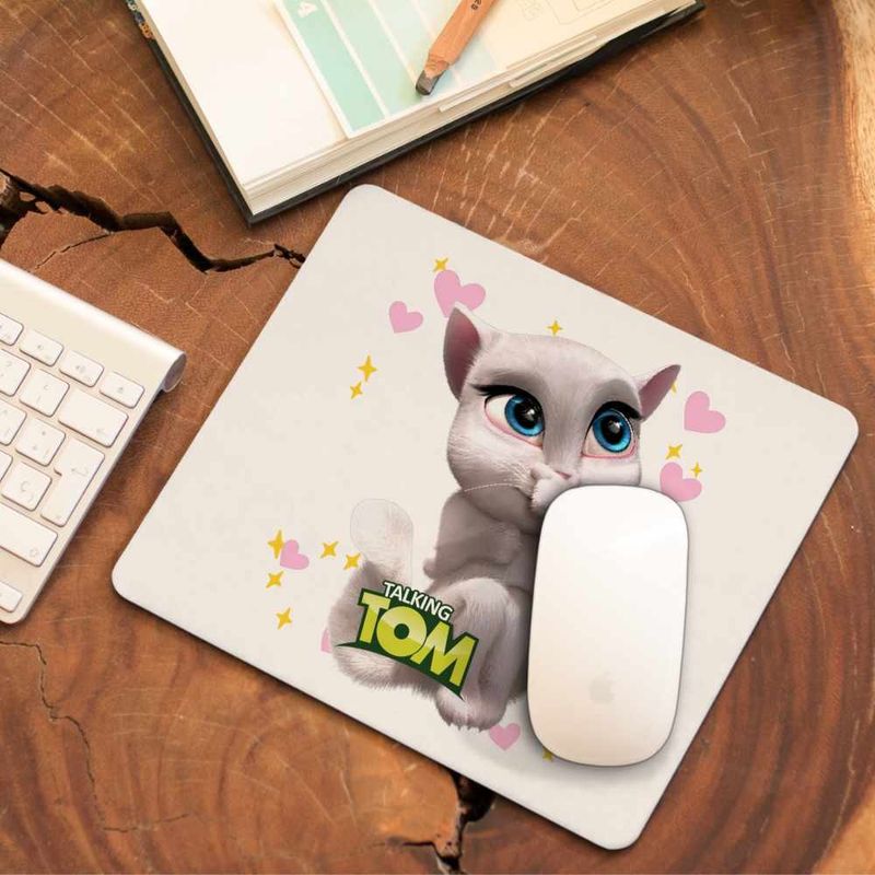 PC, gaming si accesorii - Periferice PC - Mousepad - Mousepad Angela Talking Tom CoolTrend, 21x19cm - Infinity.ro