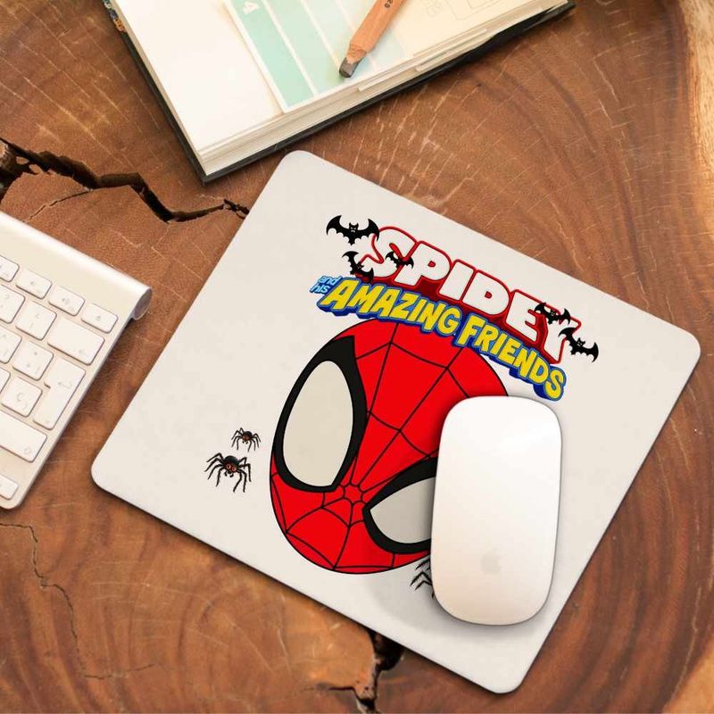 PC, gaming si accesorii - Periferice PC - Mousepad - Mousepad Paienjenel Spidey and his amazing friends CoolTrend, 21x19cm - Infinity.ro