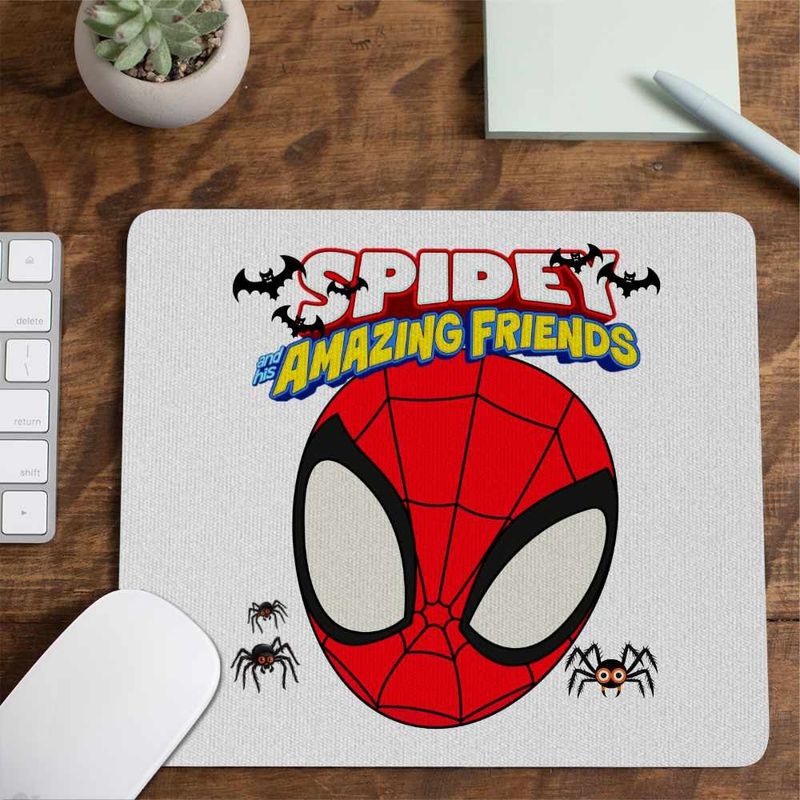 PC, gaming si accesorii - Periferice PC - Mousepad - Mousepad Paienjenel Spidey and his amazing friends CoolTrend, 21x19cm - Infinity.ro