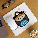 PC, gaming si accesorii - Periferice PC - Mousepad - Mousepad Squishmallows Pirat Marinar CoolTrend, 21x19cm - Infinity.ro