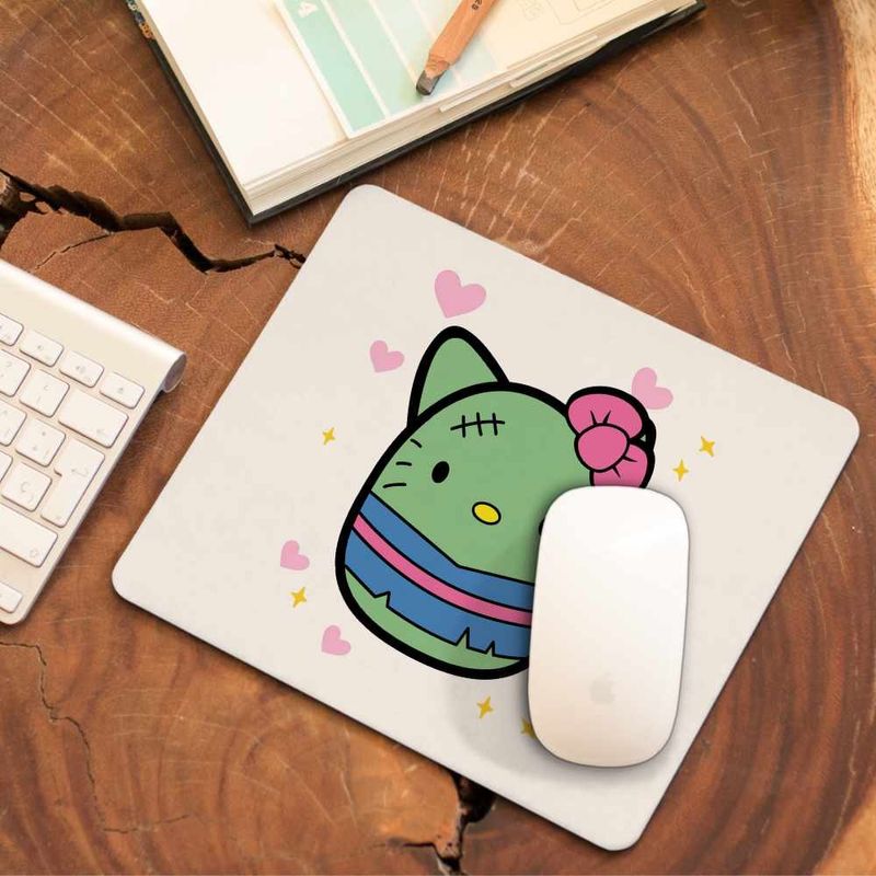 PC, gaming si accesorii - Periferice PC - Mousepad - Mousepad Squishmallows Pisica Zombie Horror CoolTrend, 21x19cm - Infinity.ro