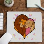 PC, gaming si accesorii - Periferice PC - Mousepad - Mousepad Regele Leu Love CoolTrend, 21x19cm - Infinity.ro
