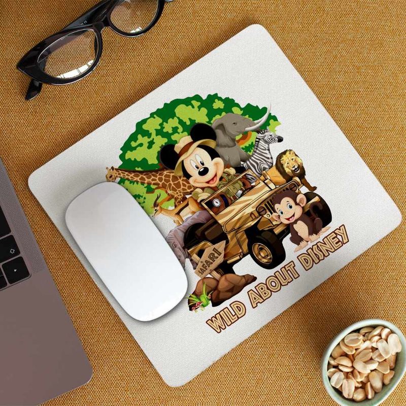 PC, gaming si accesorii - Periferice PC - Mousepad - Mousepad Mickey Mouse Desene Disney CoolTrend, 21x19cm - Infinity.ro